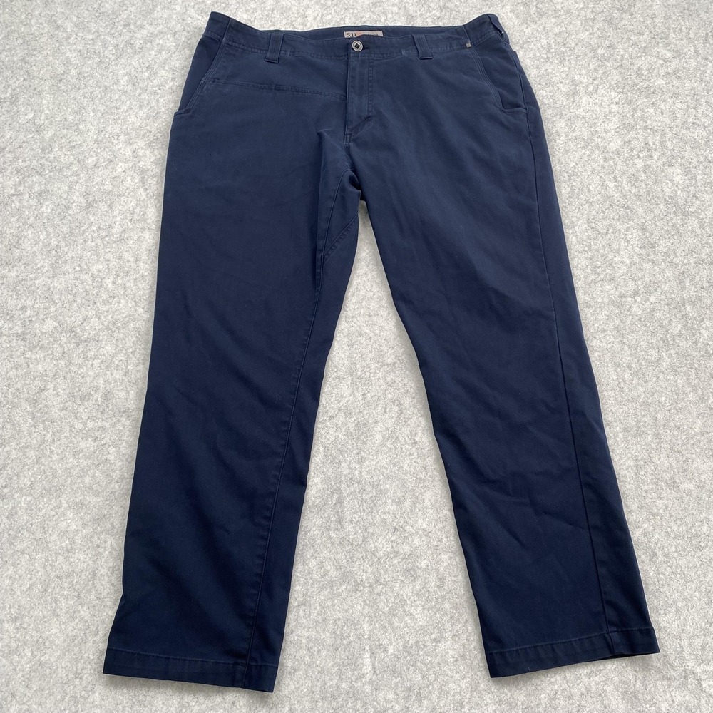 5.11 Tactical Pants Mens 38x30 (38x28) Navy Blue Chino Straight Leg Workwear